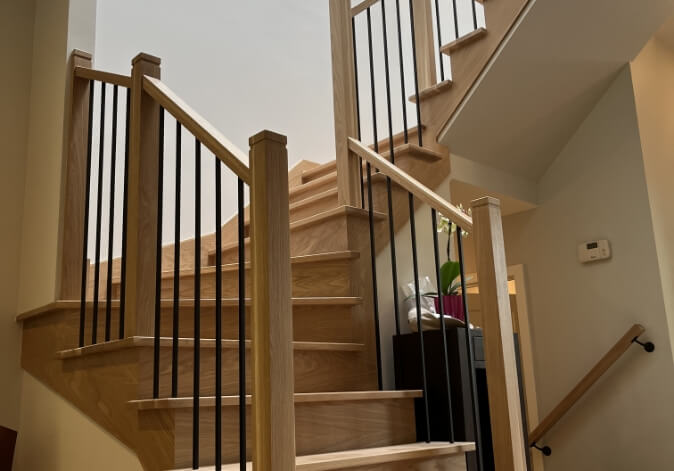 escalier moderne de la Rive-sud